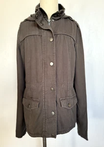 GIRLS JACKET MEDIUM WITH HOOD AND POCKETS, Soft, With zipper and buttons - Picture 1 of 10