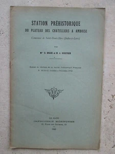 Station préhistorique du plateau des Châtelliers à AMBOISE, 1942. - Picture 1 of 4