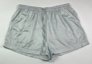 Pantaloncini da notte donna Le Rose Stories in seta blu chiaro tg. S A22-63 - Foto 1 di 5