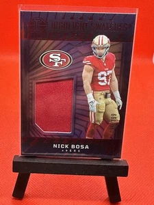 Sale Nick Bosa 95/199 2024 Illusions Football Highlight Swatches - Picture 1 of 3