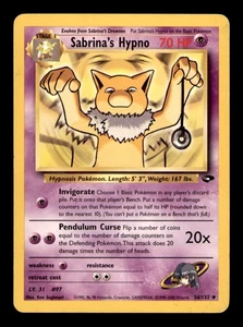 Sabrina's Hypno Uncommon Gym Challenge 056/132 HP - Picture 1 of 2