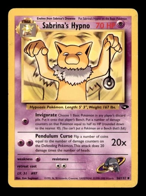 Sabrina's Hypno Uncommon Gym Challenge 056/132 HP - Image 1 of 2