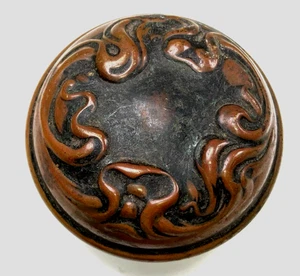 2 1/4 " Antique, Copper Door Knob, See photos, Free Shipping - Picture 1 of 15