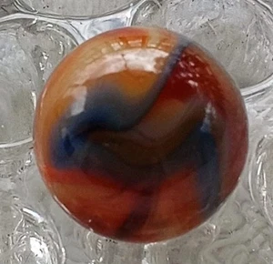 11/16" CAC Blue Lace Marble In Wet Mint Condition - Picture 1 of 8