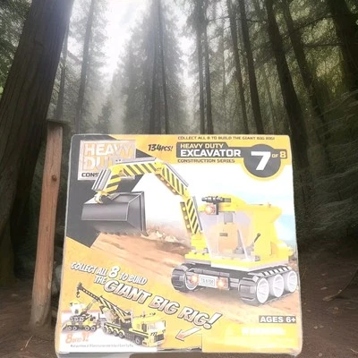 Play Tex Heavy Duty Excavator 8 in 1 New - Image 1 of 4