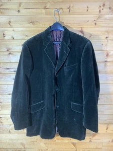 Ted Baker Samt Blazer Grün 40 Tall Dinner Abendmode Jacke Einreiher - Bild 1 von 17