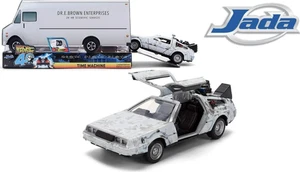 JADA 1:32 DMC DELOREAN FROST VERSION BACK TO THE FUTURE 40 ANNI ANNIVERSARIO 36848 - Foto 1 di 10
