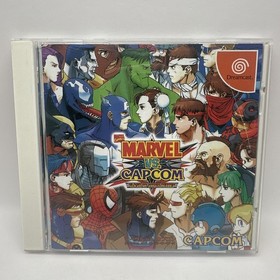 Marvel vs. Capcom Clash of Super Heroes Sega Dreamcast 1999 CIB Complete Manual