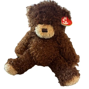 Neu mit Etikett Ty Classic zotteliger brauner und hellbrauner Teddybär 12 Zoll Plüschtier 2016 Stofftier Spielzeug - Bild 1 von 7