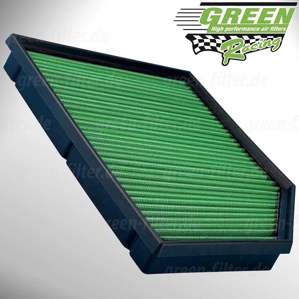 Green Sport Air Filter for Volvo S60 V60 S90 V90 XC60 XC90 Cross Country Hybrid - Image 1 of 1