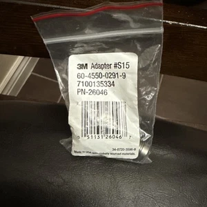 3M 26046 PPS Series 2.0 Type S15 Spray Gun Cup Adapter - 3/8" Male 19 BSP Thread - Bild 1 von 4