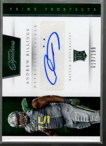 B0655- 2016 Prime Signatures #216 Andrew Billings RC Auto / 199 - (Rookie Card) - Bild 1 von 2