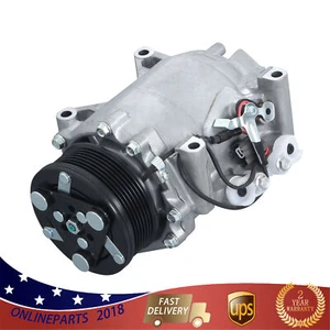 Compresor de aire acondicionado 2,0 L con embrague 8810PRA006 para Acura RSX 02-06 Honda Civic 02-05 L4 - Imagen 1 de 14