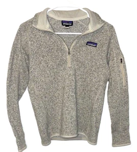 Patagonia Better Pullover 1/4-Reißverschluss Fleece Pelikan beige Farbe Damengröße Small - Bild 1 von 8