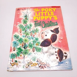 The Poky Little Puppy's First Christmas Golden Book 1978 6th Printing - Picture 1 of 11