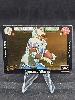 1993 ACTION PACKED LORENZO WHITE OILERS MONDAY NIGHT FOOTBALL #22 NM-MINT  - Image 1 of 4