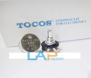 QTY:1 new For TOCOS potentiometer RA25Y20SB202 2KΩ 2W shaft length 20mm - Picture 1 of 2