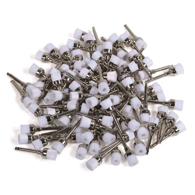 SANDENT 100 X spazzola per profilassi dentale lucidatura spazzola di nylon bianco 001