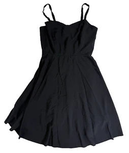 Old Navy Dress Women's S Black Spaghetti Straps Above the Knee Stretchy Back - Picture 1 of 12