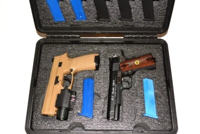 Armourcase Waterproof 1450 case precut foam holds 4 Tactical Pistols + 24 mags - Image 1 of 4