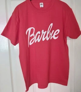 Barbie Red t shirt with white or Pink logo 3 years - XXL - Picture 1 of 8