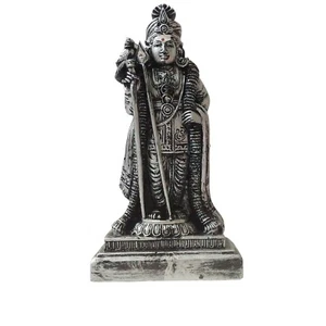 Resin Made Lord Palani Murugan Statue For Home/Office/Temple ( Size: 9 x 16cm ) - Picture 1 of 4