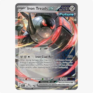 Iron Treads ex 066/091 Paldean Fates Pokemon TCG Ultra Rare - Picture 1 of 1