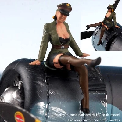 1/72 US fighter jet cover girl colored model (1 person) - Image 1 of 4