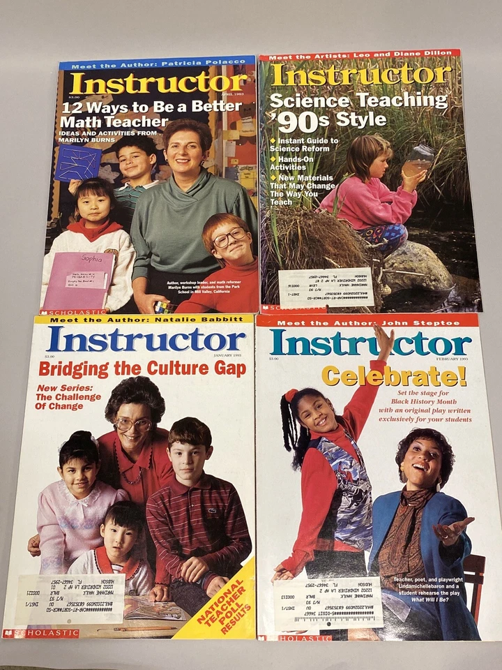 Revista Instructor Edición Trasera LOTE 1993+ Profesor Hogar Escuela Escolástica Aula Foto 1 de 1