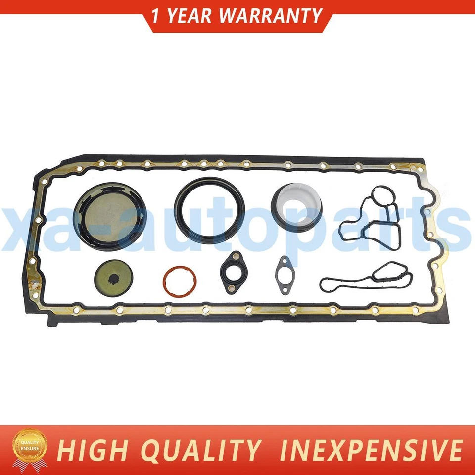 Juego de juntas de cárter de aceite y juntas tóricas y sellos de cigüeñal para BMW 135i 135is 335i N55B30A Foto 1 de 2