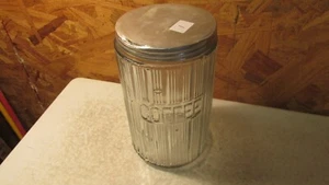 Antique Hoosier Sellers Kitchen Cabinet Glass Coffee Jar No. 1 - Picture 1 of 1