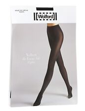 Wolford Velvet De Luxe Tights Black Hose Women’s Size S 45434