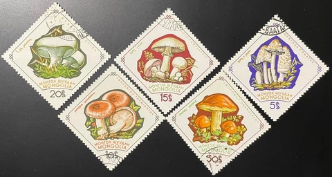 Mongolia stamps 1964   Mushrooms Cover