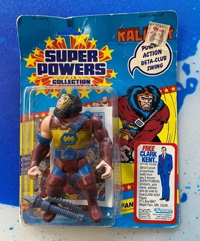 Kalibak Vintage DC Super Powers Action Figure New Kenner 1985 Kenner Unpunched Cover