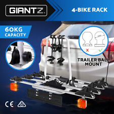 Giantz 4 Bicycle Bike Carrier Rack Towbar Hitch Ball Mount Car Rear Rack