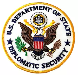 U.S. DEPARTMENT of STATE DIPLOMATIC SECURITY PATCH (DD) - Bild 1 von 3