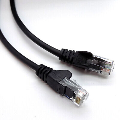 RJ45 Cat5e Network LAN Cable Ethernet Patch Lead Fast Internet Wire 1m- 50m Lot • 4.45£