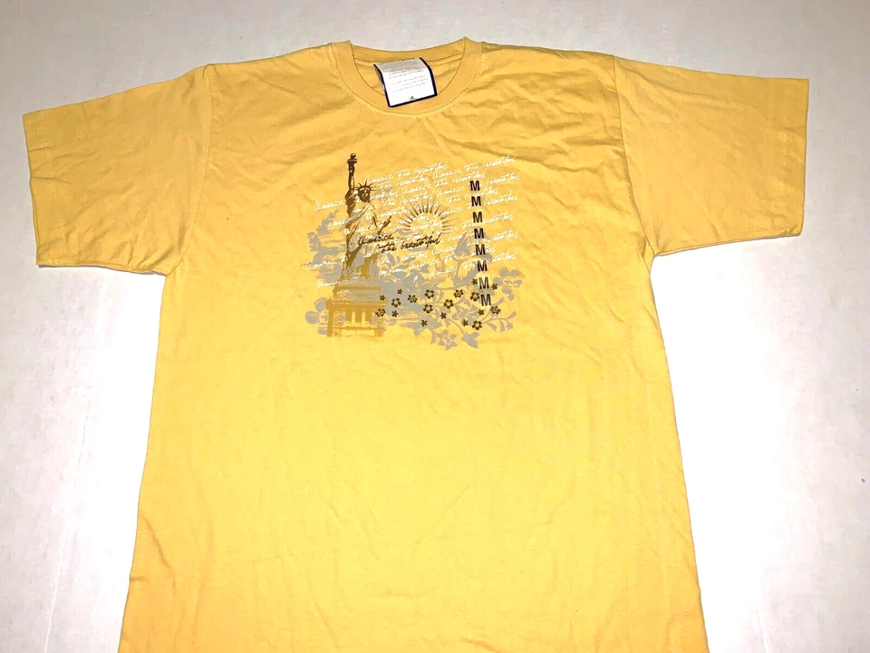 Camiseta Estatua de la Libertad - América la Hermosa - Patriótica EE. UU. NYC Nueva MEDIANA Foto 1 de 1