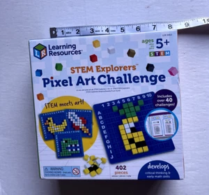 Learning Resources STEM Explorers Pixel Art Challenge 402 Pieces Ages 5+ STEM... - Picture 1 of 7