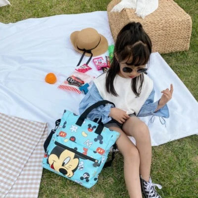 Disney Estudiante Bolsa de Estudio Mujer Bolso Escolar Nuevo Bolso de Dibujos Animados Bolso de Tela Bolso de Compras Foto 1 de 4