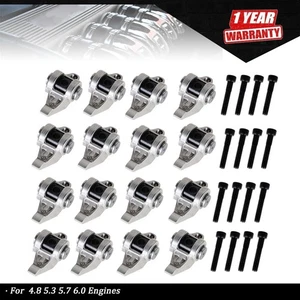 12569167 10214664 LS1 Rocker Arms w/ Trunion Fit For 4.8 5.3 5.7 6.0 Engines - Picture 1 of 10