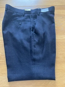 Men’s M & S Marino Wool Dark Dark Blue Trousers 38w 29L BNWT See Description - Picture 1 of 5