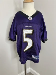 Baltimore Ravens Youth Small Size 4 Jersey Flacco #5 - Picture 1 of 6