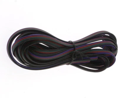 Cavo Piatto a 4 Poli Prolunga Strisce LED RGB 5 Metri 4-Polig, 5 Unità - Immagine 1 di 4