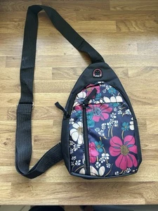 Cross Body Bag Flower Patterned - Picture 1 of 1