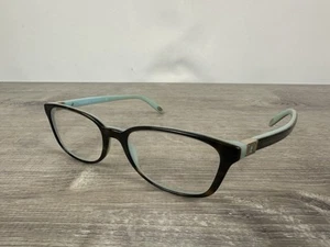 TIFFANY & CO TF2094 8134 52-17 140 TORTOISE BLUE EYEGLASSES - Picture 1 of 7