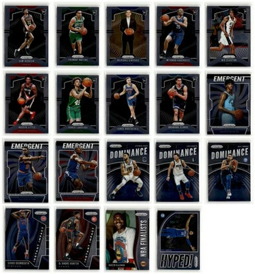 Insertos base Panini Prizm 2019-20 Stephen Curry Luka Doncic Ben Simmons 19 tarjetas Foto 1 de 2