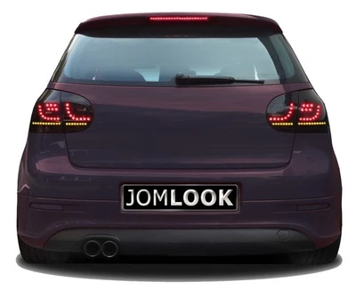Luces traseras originales JOM LED negras Smoke intermitentes para VW Golf 5 V 1K 03-08 - Imagen 1 de 4