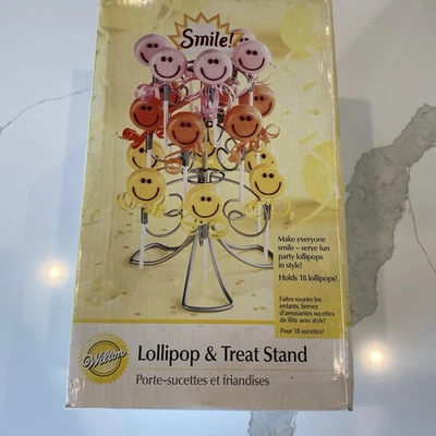 Wilton Brand Swirly Lollipop Treat Stand Candy Display Holder NEW IN BOX - Image 1 of 3