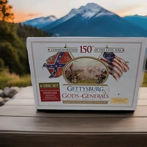 Gettysburg / Gods and Generals (DVD, 2003) Limited Collector's Edition Coin NEW - Foto 1 di 11